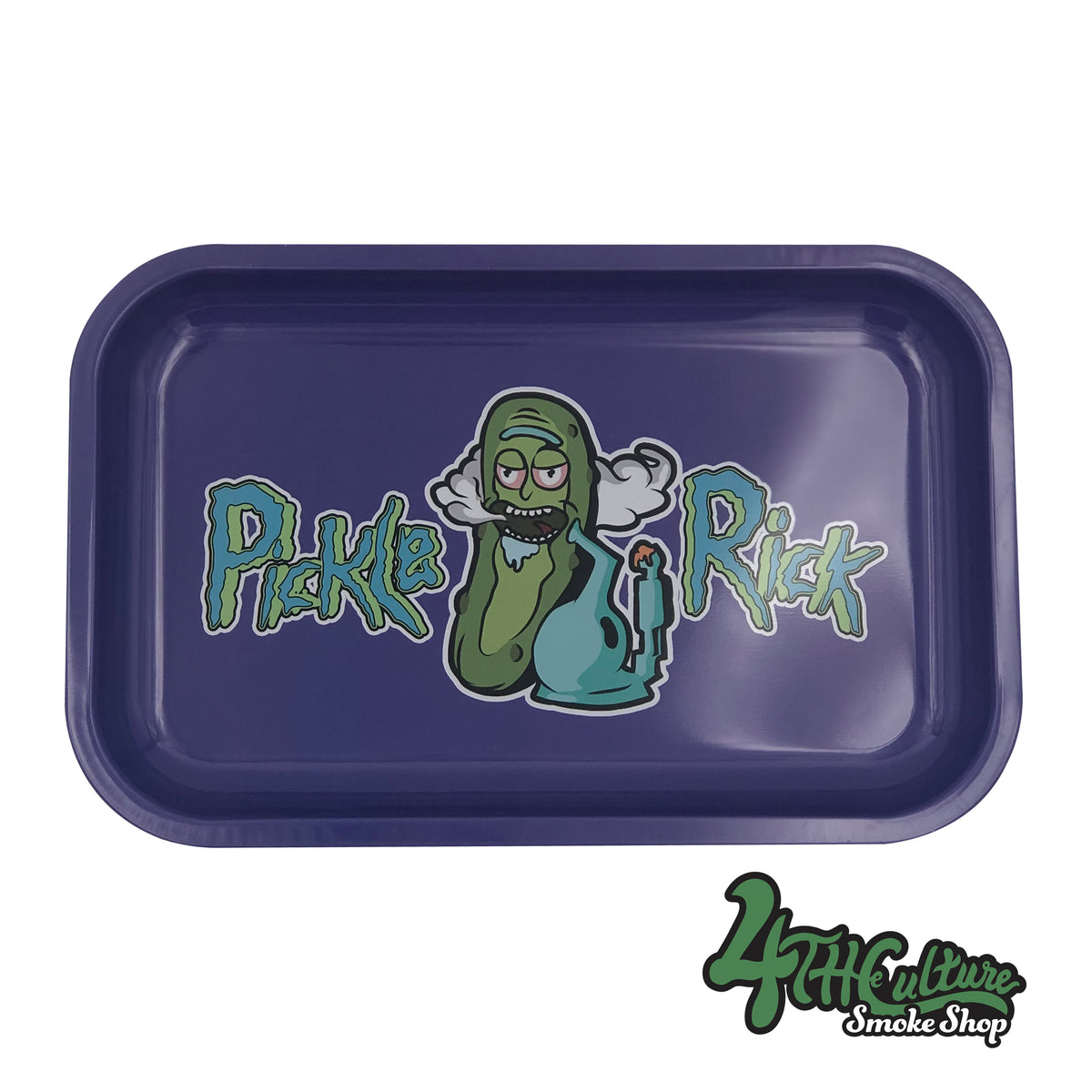 Pickle Rick Purple Rolling Tray- Medium – 4 The Culture Smoke Shop