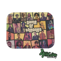 Grand Theft x Thrones Bamboo Rolling Tray - large