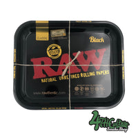RAW Black Rolling Tray- Large