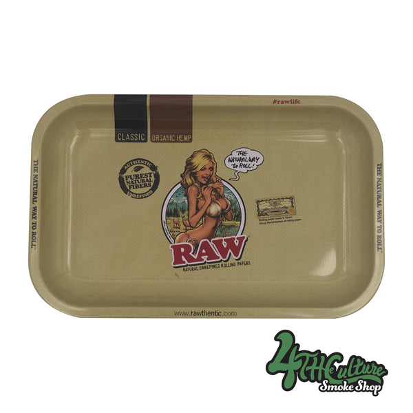 RAW Girl Rolling Tray- Medium